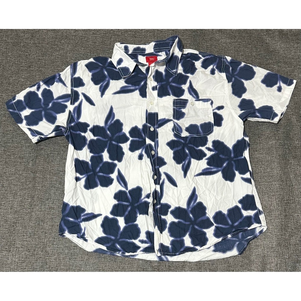Mossimo Men's L Floral‎ Short Sleeve Shirt
